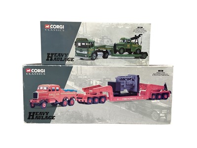 Lot 1622 - Corgi Classics Heavy Haulage vehicles