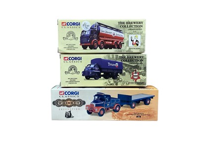 Lot 1626 - Corgi Classics 40th Anniversary Brewery Collection & Golden Oldies, boxed (11)