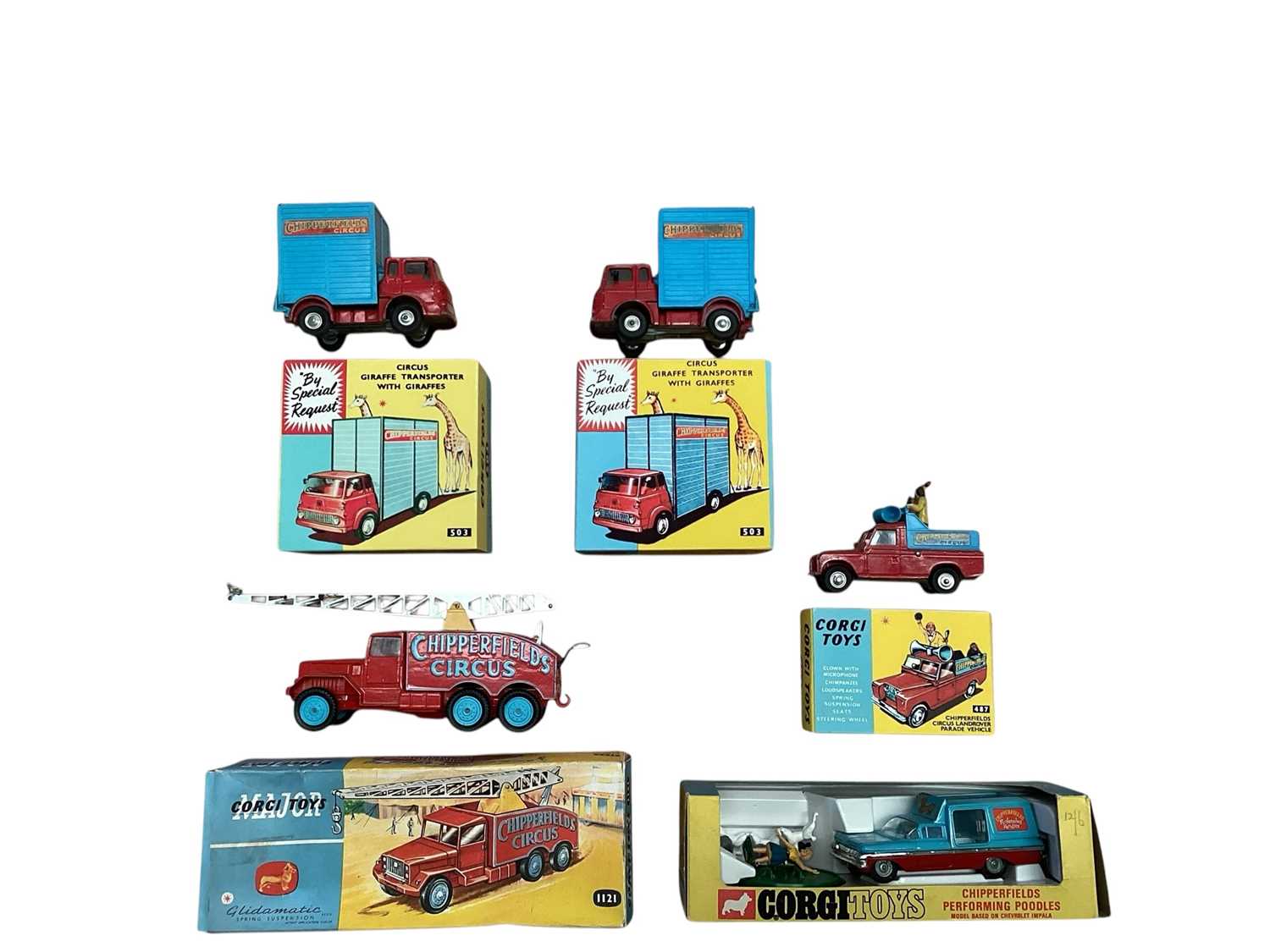 Corgi Ancien – Transporteur De Girafe De Cirque – Échelle 1:43 – Avec Boîte D'origine