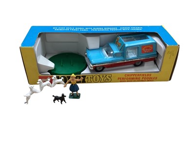 Lot 1647 - Corgi Toys Chipperfields Performing Poodles, with Mary Chipperfield, boxed (no window) (1)
