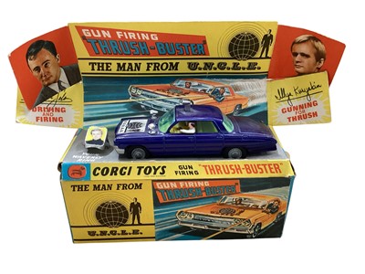 Lot 1648 - Corgi Toys The Man from U.N.C.L.E. Oldsmobile Super 88 Thrush Buster, boxed (ring replaced) No.497 (1)