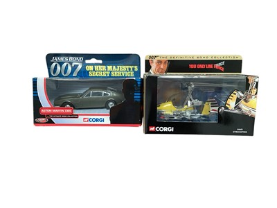 Lot 1653 - Selection of Corgi James Bond 007 diecast vehicles, boxed (qty)