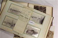 Lot 2470 - Two 19th century photograph albums -...