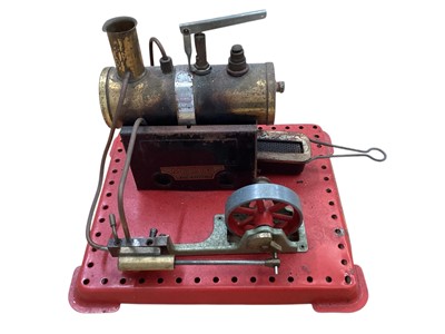 Lot 1668 - Mamod live steam stationery engine with burner, unboxed (1)30