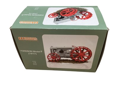 Lot 1669 - Universal Hobbies 1:16 scale Fordson Power Major No.UH2640U & Fordson Model F (1971) No.UH2917 , boxed (2)