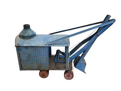 Lot 1678 - Vintage 1930's tinplate bucket excavators (2)