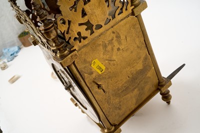 Lot 613 - Edwardian Miniature Boswell Hensman carriage clock with French movement in leather travelling case