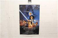 Lot 2482 - Posters - Return of the Jedi - 1983 style B...