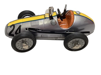 Lot 1832 - Schuco clockwork racing car assembly kits including Grand Prix Racer Bausatz, Studio II Bausatz & Studio, all boxed in sleeves (3)