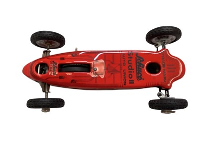 Lot 1832 - Schuco clockwork racing car assembly kits including Grand Prix Racer Bausatz, Studio II Bausatz & Studio, all boxed in sleeves (3)