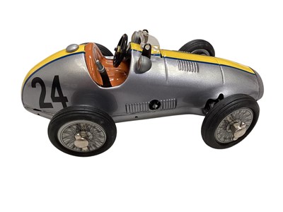 Lot 1832 - Schuco clockwork racing car assembly kits including Grand Prix Racer Bausatz, Studio II Bausatz & Studio, all boxed in sleeves (3)