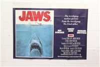 Lot 2488 - Poster - Jaws - 1975 British Quad printed by W....