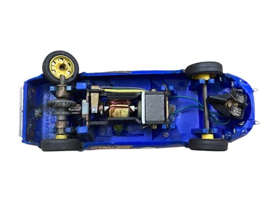 Lot 1869 - Vintage Scalextric Racing Cars, Track including Lap counter & Hump Back Bridge, Accessories & Related Ephemera (qty)