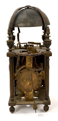 Lot 615 - 17th century and later lantern clock with verge eascapement