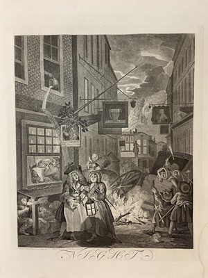 Lot 912 - John Nichols - The Works of William Hogarth. From the Original Plates Restored by James Heath, Baldwin and Craddock, large folio, 65 x 51cm, marbled boards
