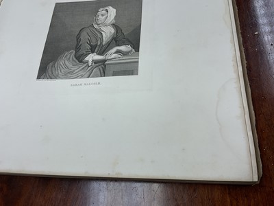 Lot 912 - John Nichols - The Works of William Hogarth. From the Original Plates Restored by James Heath, Baldwin and Craddock, large folio, 65 x 51cm, marbled boards