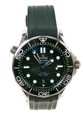Lot 771 - Omega Seamaster wristwatch, purchased new in December 2024, box and papers