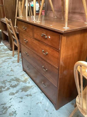 Lot 1265 - Edwardian mahogany chest of drawers