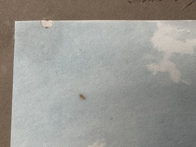 Lot 957 - Thomas Remnant Charleton (1756-1849) watercolour - Three scenes of Jersey, each titled to mount: 'Mont Orgueil Castle, Jersey'; 'Elizabeth Castle, Jersey'; 'St Helier from St Saviour, Jersey', e...