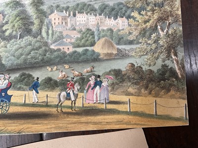Lot 948 - Thomas Remnant Charleton (1756-1849) watercolour - 'Cheltenham' titled to mount, 20 x 28cm