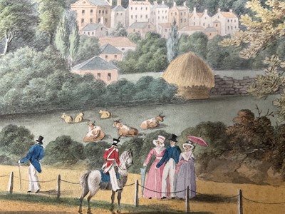Lot 948 - Thomas Remnant Charleton (1756-1849) watercolour - 'Cheltenham' titled to mount, 20 x 28cm