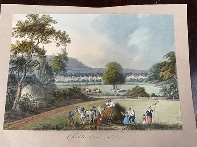 Lot 946 - Thomas Remnant Charleton (1756-1849) watercolour - 'Cheltenham' titled to mount, 19 x 28cm