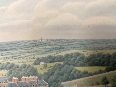 Lot 935 - Thomas Remnant Charleton (1756-1849) watercolour - Clifton, 1839, inscribed to mount, 22 x 38cm