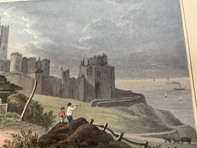 Lot 943 - Thomas Remnant Charleton (1756-1849) set of four watercolours - Coastal scenes, each titled to the mounts, 10 x 15cm