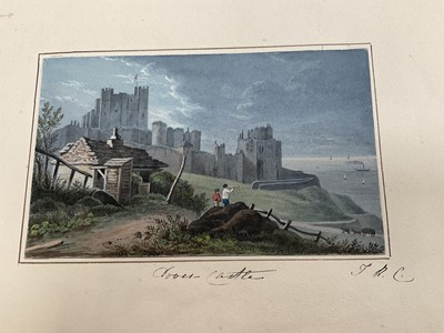 Lot 943 - Thomas Remnant Charleton (1756-1849) set of four watercolours - Coastal scenes, each titled to the mounts, 10 x 15cm