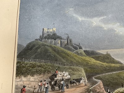 Lot 943 - Thomas Remnant Charleton (1756-1849) set of four watercolours - Coastal scenes, each titled to the mounts, 10 x 15cm