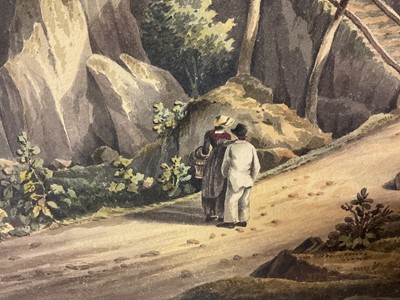 Lot 951 - Thomas Remnant Charleton (1756-1849) watercolour - 'View near Chepstow, Monmouthshire, 29 x 37cm, titled to mount