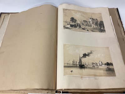 Lot Collection of 19th century works on paper and album contents, various hands