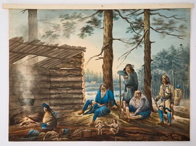 Lot Thomas Charleton (died 1814) - rare group of early watercolours of scenes around Quebec