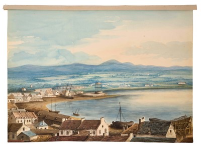 Lot Thomas Charleton (died 1814) - rare group of early watercolours of scenes around Quebec