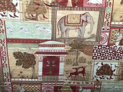 Lot 2070 - A pair Designer Jane Churchill 'Indian Summer' roller blinds, width 110cms x 180cms approximately