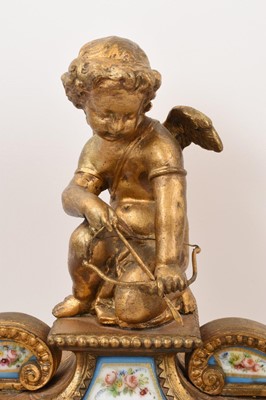 Lot 618 - Late 19th century French clock