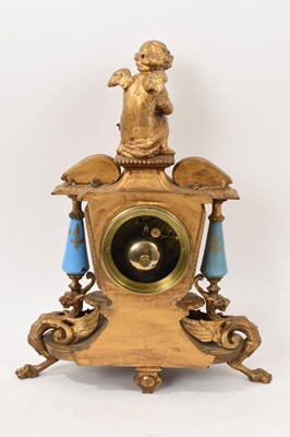 Lot 618 - Late 19th century French clock