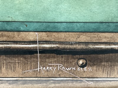 Lot 30 - Harry Rawnsley (early 20th century) set of five early 20th century watercolours of bar room subjects. By repute these illustrations were made for Boys Own magazine