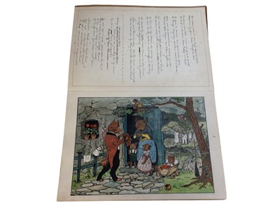 Lot 1184 - Early 20th century charming German children's story with illustrations written for grandson Eric, and other ephemera
