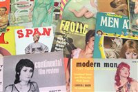 Lot 2530 - Men's magazines 1950s / 1960s period -...