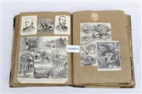 Lot 2532 - Mid-19th century scrapBooks - mainly...