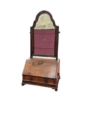 Lot 1605 - George I style walnut dressing table mirror