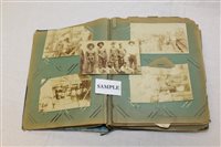 Lot 2535 - PostCarsds in two albums - early 1900s family...