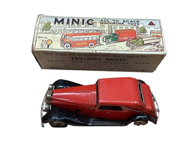 Lot 2036 - Diecast & tinplate selection of boxed and unboxed items to include Dinky Cooper-Bristol No. 23G, Ferrari No. 23H