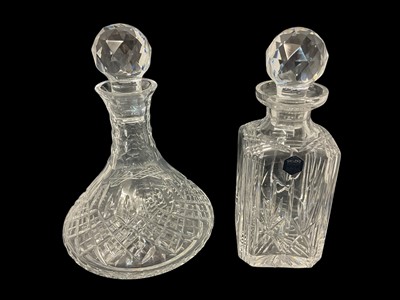 Lot 70 - Two Stuart cut glass decanters, boxed