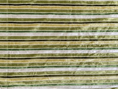 Lot 886 - Large velvet curtain, large chenille tablecloth, etc