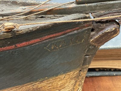 Lot 1009 - Antique model of a ship