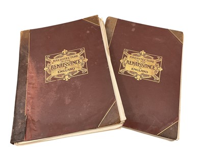 Lot 335 - Two late Victorian volumes, Architecture of the Renaissance in England