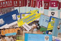 Lot 2563 - Selection of football programmes - including...