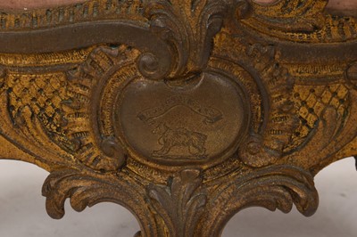 Lot 636 - Good 19th century French ormolu clock with Paris porcelain dial and panels
